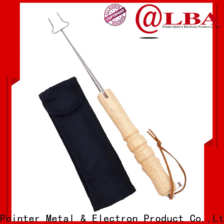 Bangda Telescopic Pole rope bbq skewers stainless steel promotion for outdoor party