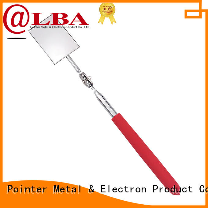 customized telescoping inspection mirror steel promotion for vehicle checking
