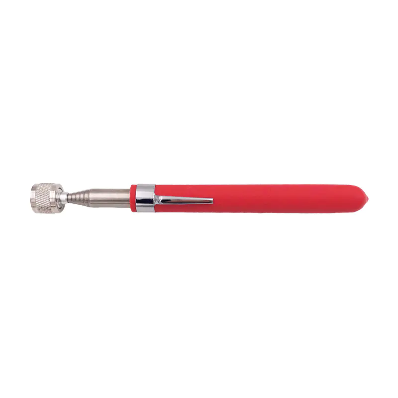 Stainless Steel Retractable Magnetic Pick up Tool with PVC rubber QD16054