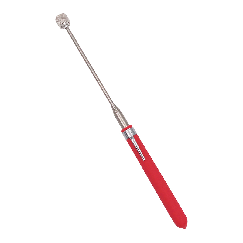 Stainless Steel Retractable Magnetic Pick up Tool with PVC rubber QD16054