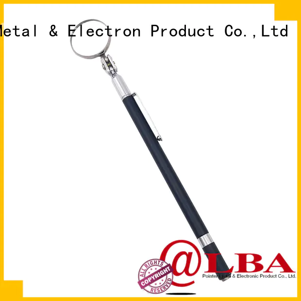 lighted telescoping inspection mirror mini for workplace Bangda Telescopic Pole